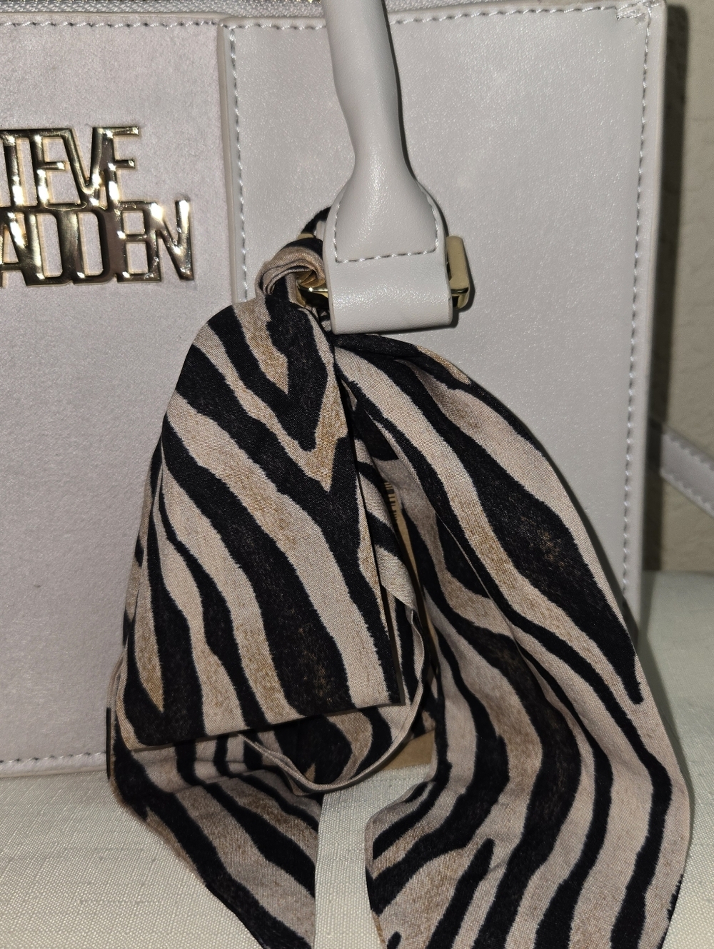 New! Steve Madden Bgenna Purse In Chalk (Would Call It Taupe) - Picture 3 of 13